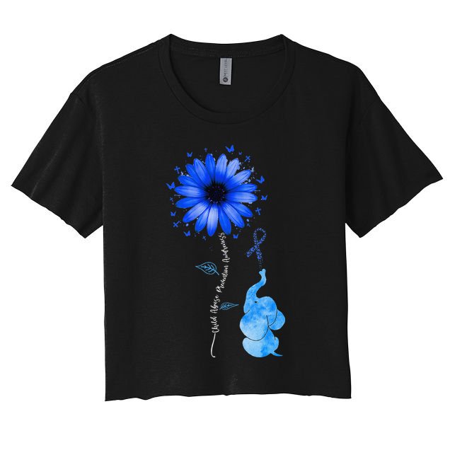 Stop Child Abuse Prevention Awareness Month Crop Top