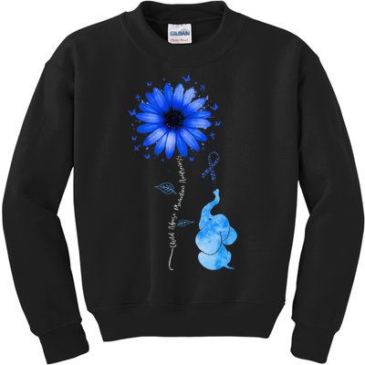 Stop Child Abuse Prevention Awareness Month Kids Sweatshirt