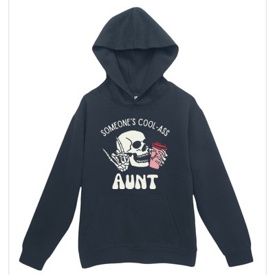 SomeoneS Cool Ass Aunt Cool Auntie Club Skull Skeleton Urban Pullover Hoodie