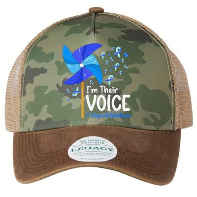 Stop Child Abuse Prevetion Awareness Month Rainbow Premium Legacy Tie Dye Trucker Hat