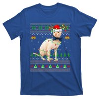 Sphynx Cat Animal Lover Xmas Santa Sphynx Cat Ugly Christmas Gift T-Shirt