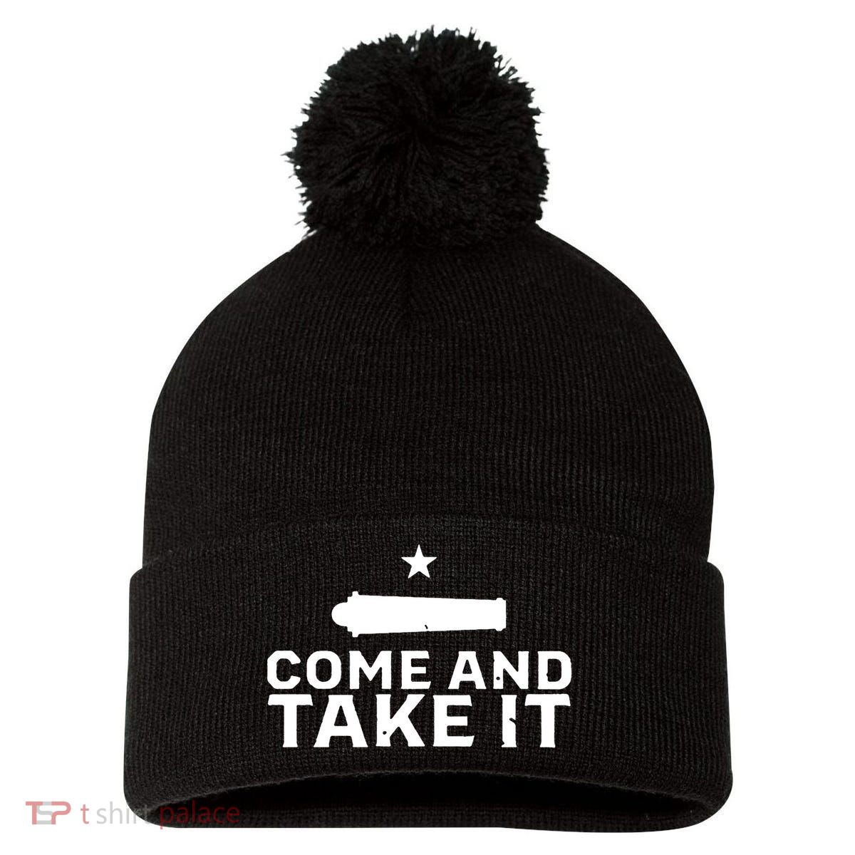 Skeeters Come And Take It Pom Pom 12in Knit Beanie