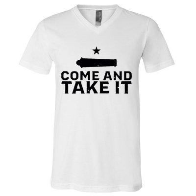 Skeeters Come And Take It V-Neck T-Shirt