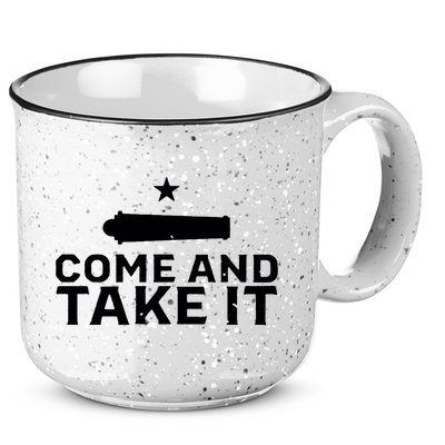 Skeeters Come And Take It 15oz Campfire Ceramic Mug
