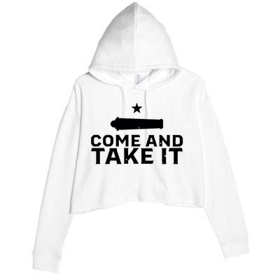 Skeeters Come And Take It Crop Fleece Hoodie