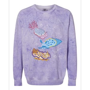 Sea Cucumber Animal Ocean Life Lover Plastic Free Cute Gift Colorblast Crewneck Sweatshirt