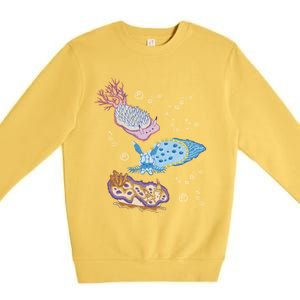 Sea Cucumber Animal Ocean Life Lover Plastic Free Cute Gift Premium Crewneck Sweatshirt