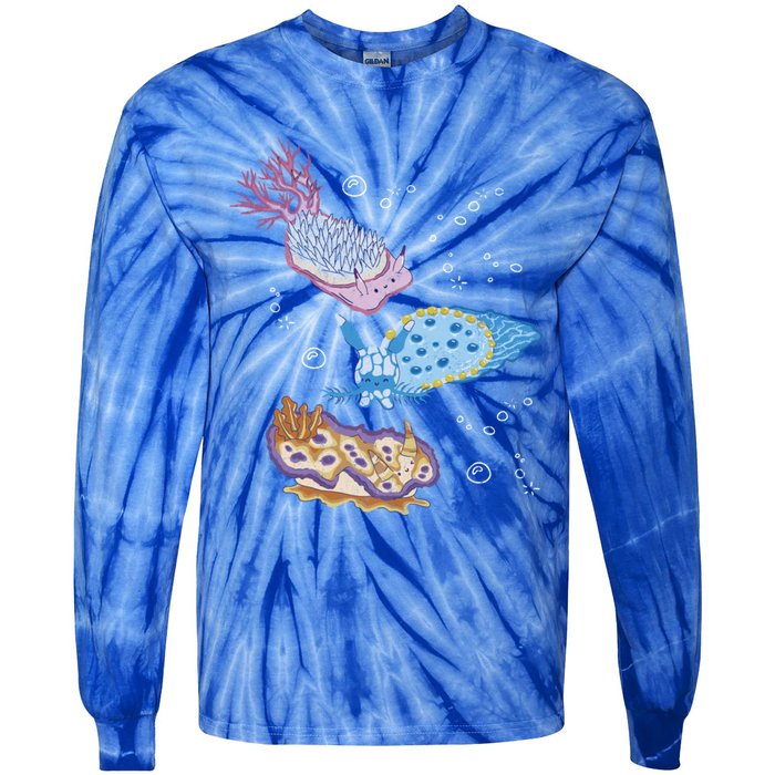 Sea Cucumber Animal Ocean Life Lover Plastic Free Cute Gift Tie-Dye Long Sleeve Shirt