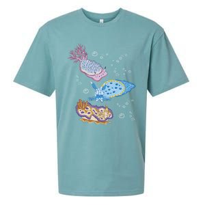 Sea Cucumber Animal Ocean Life Lover Plastic Free Cute Gift Sueded Cloud Jersey T-Shirt