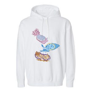 Sea Cucumber Animal Ocean Life Lover Plastic Free Cute Gift Garment-Dyed Fleece Hoodie