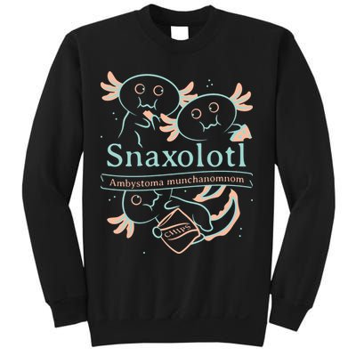 Snaxolotl Cute Axolotl Chips Sweatshirt