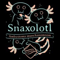 Snaxolotl Cute Axolotl Chips Impact Tech Backpack