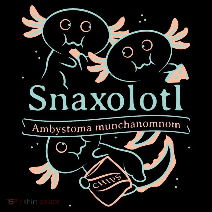 Snaxolotl Cute Axolotl Chips Impact Tech Backpack