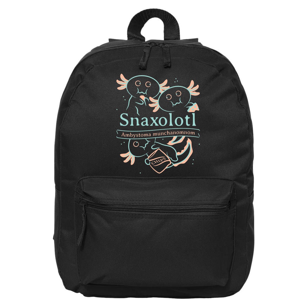 Snaxolotl Cute Axolotl Chips 16 in Basic Backpack
