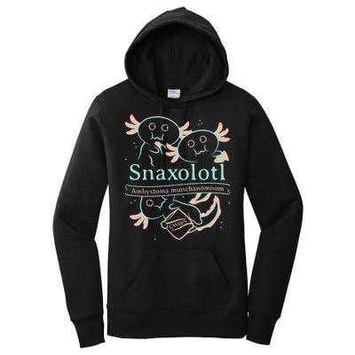 Snaxolotl Cute Axolotl Chips Women's Pullover Hoodie