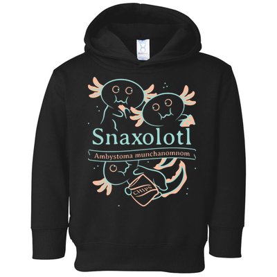 Snaxolotl Cute Axolotl Chips Toddler Hoodie