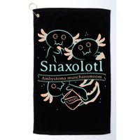 Snaxolotl Cute Axolotl Chips Golf Towel