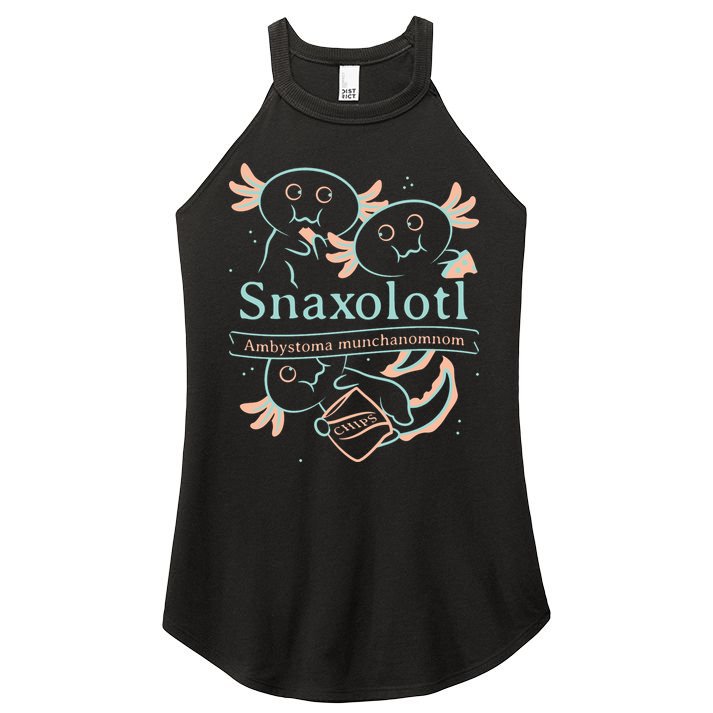 Snaxolotl Cute Axolotl Chips Women's Perfect Tri Rocker Tank