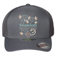 Snaxolotl Cute Axolotl Chips Flexfit Unipanel Trucker Cap