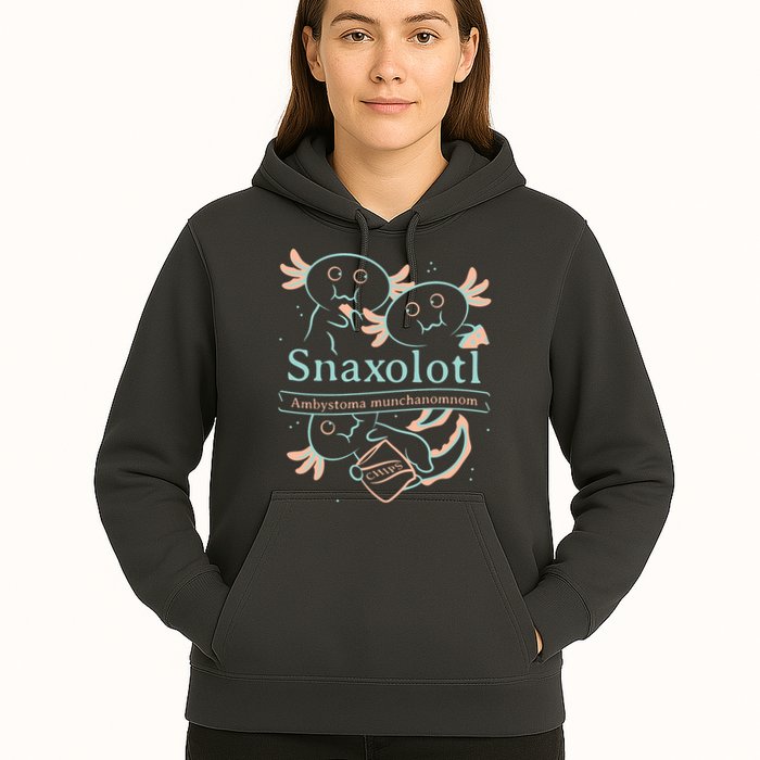 Snaxolotl Cute Axolotl Chips Hoodie