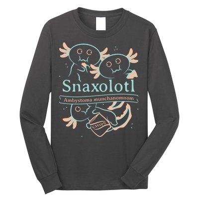 Snaxolotl Cute Axolotl Chips Long Sleeve Shirt