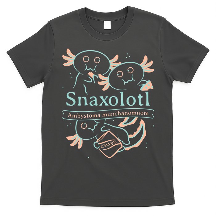 Snaxolotl Cute Axolotl Chips T-Shirt
