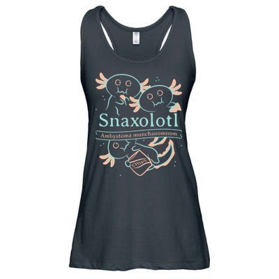 Snaxolotl Cute Axolotl Chips Ladies Essential Flowy Tank