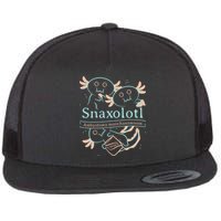 Snaxolotl Cute Axolotl Chips Flat Bill Trucker Hat
