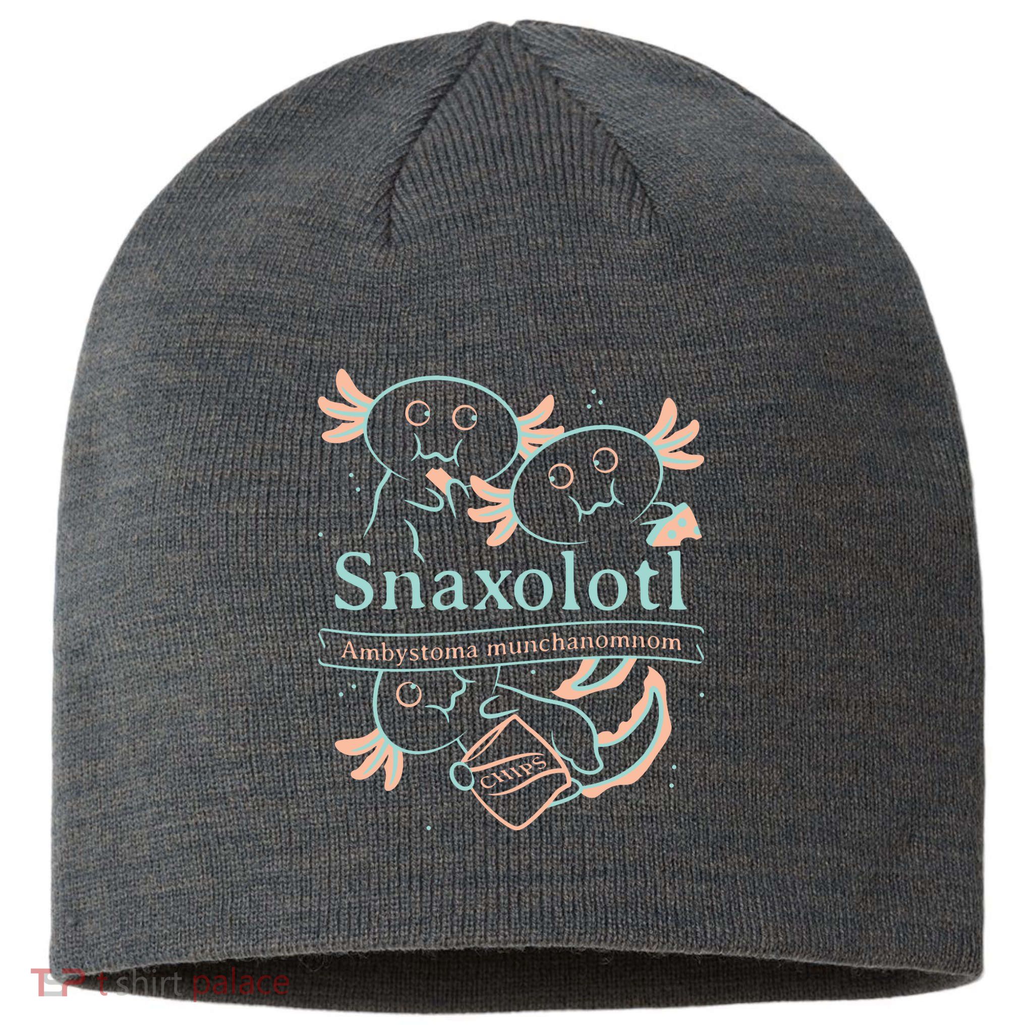Snaxolotl Cute Axolotl Chips Sustainable Beanie