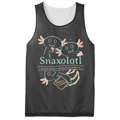 Snaxolotl Cute Axolotl Chips Mesh Reversible Basketball Jersey Tank