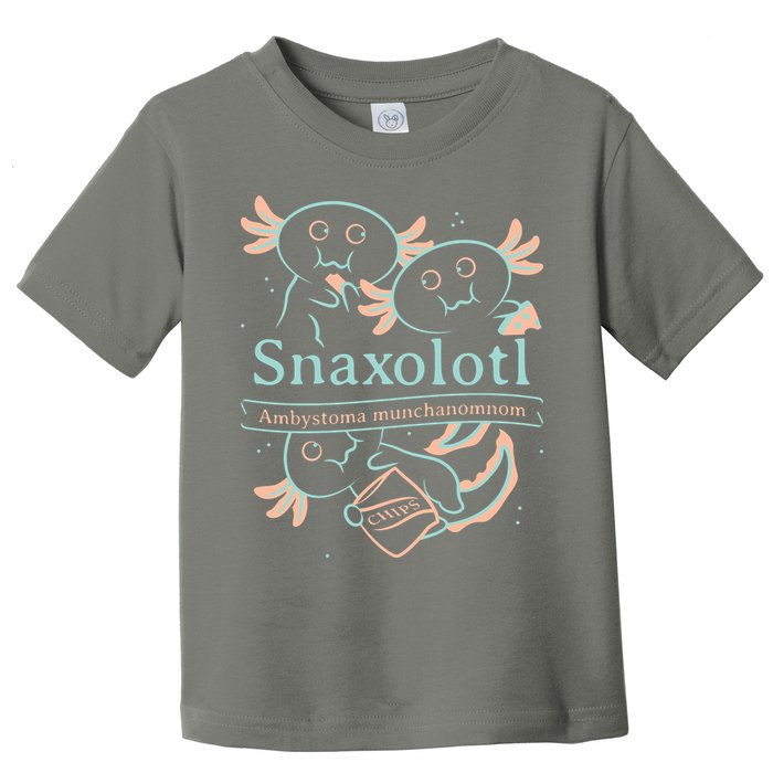 Snaxolotl Cute Axolotl Chips Toddler T-Shirt