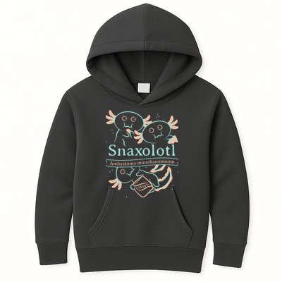 Snaxolotl Cute Axolotl Chips Kids Hoodie