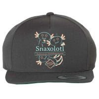 Snaxolotl Cute Axolotl Chips Wool Snapback Cap