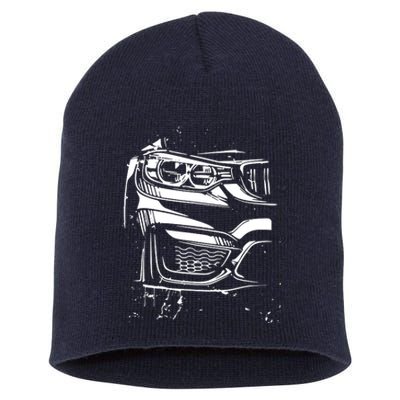 Sports Car Automotive Short Acrylic Beanie