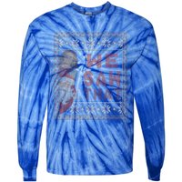 Santa Claus And Jesus Christ We Saw That For Christmas Tie-Dye Long Sleeve Shirt