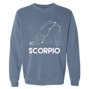 Scorpio Cat Astrology Sign Gift Garment-Dyed Sweatshirt