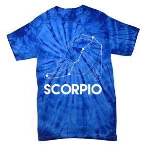 Scorpio Cat Astrology Sign Gift Tie-Dye T-Shirt