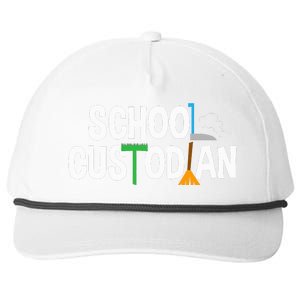 School Custodian Appreciation Gift Janitor Snapback Five-Panel Rope Hat