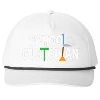 School Custodian Appreciation Gift Janitor Snapback Five-Panel Rope Hat