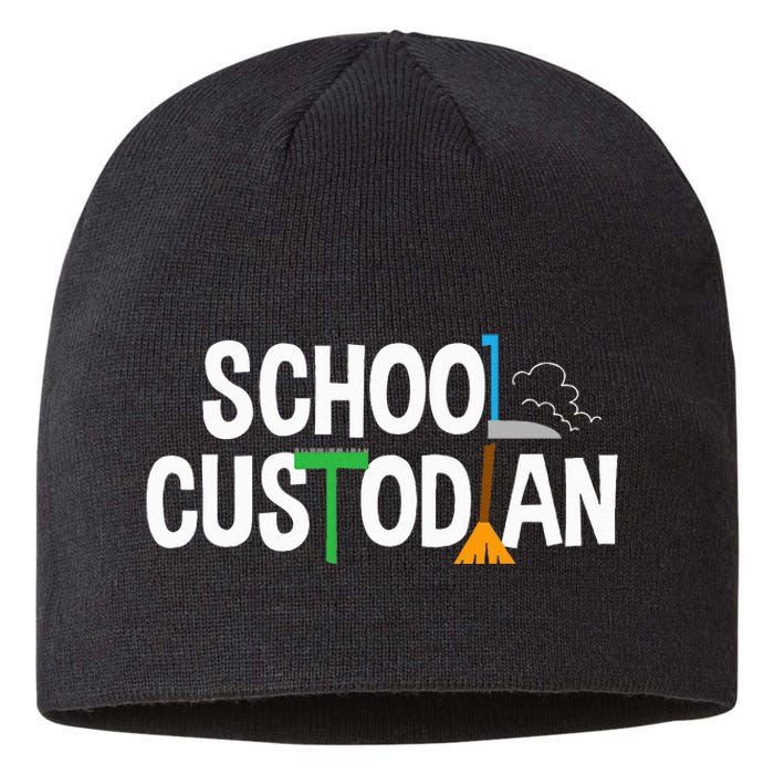 School Custodian Appreciation Gift Janitor Sustainable Beanie