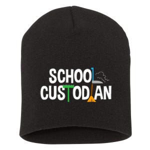 School Custodian Appreciation Gift Janitor Short Acrylic Beanie