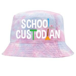 School Custodian Appreciation Gift Janitor Tie-Dyed Bucket Hat