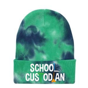 School Custodian Appreciation Gift Janitor Tie Dye 12in Knit Beanie