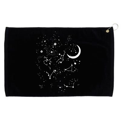 Stargazing Constellation Astronomy Lover Great Gift Grommeted Golf Towel