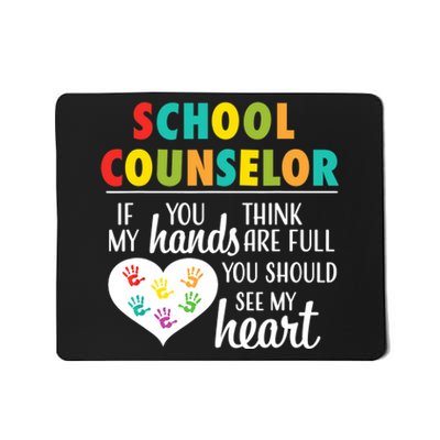 School Counselor Appreciation Back to School Counseling Mousepad