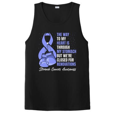 Stomach Cancer Awareness Warrior Periwinkle Ribbon PosiCharge Competitor Tank