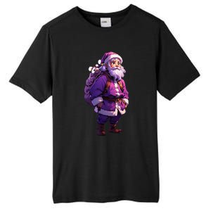 Santa Claus And Happy New Year Tall Fusion ChromaSoft Performance T-Shirt