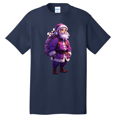 Santa Claus And Happy New Year Tall T-Shirt