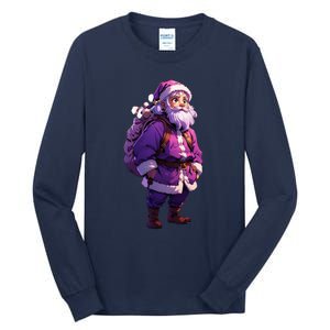 Santa Claus And Happy New Year Tall Long Sleeve T-Shirt