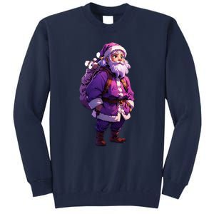 Santa Claus And Happy New Year Tall Sweatshirt